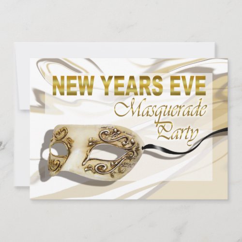 New Years Eve Masquerade Party Invitation