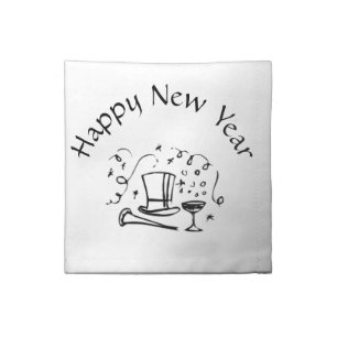 New Years Eve Napkin