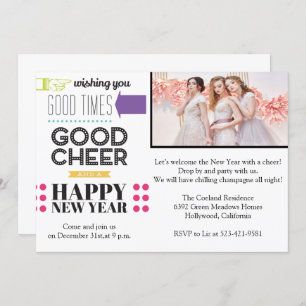 New Years Eve Night Party Invitation