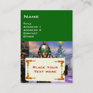 NEW YEAR'S EVE OF A CYBORG BUSINESS CARD