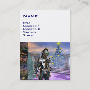 NEW YEAR'S EVE OF A CYBORG BUSINESS CARD