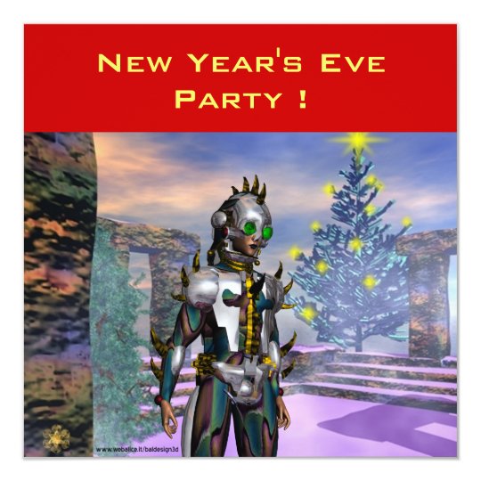 NEW YEAR'S EVE OF A CYBORG CARD