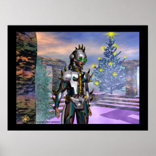 NEW YEAR'S EVE OF A CYBORG colossal Poster