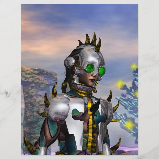 NEW YEAR'S EVE OF A CYBORG detail (Front)