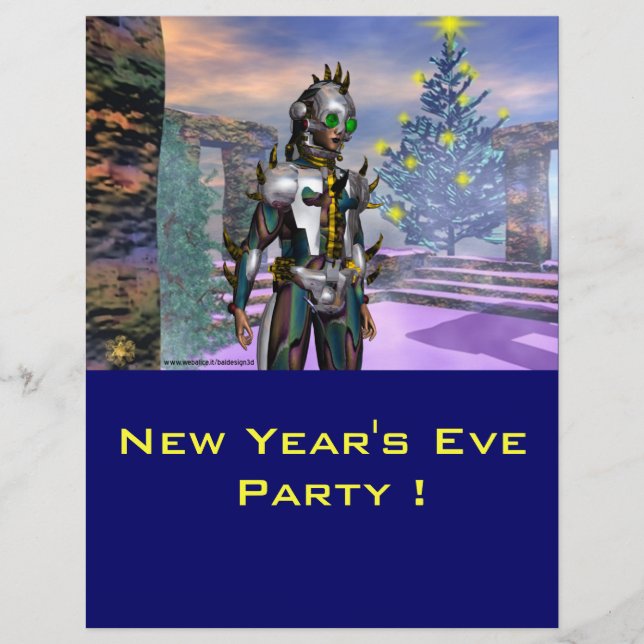 NEW YEAR'S EVE OF A CYBORG FLYER (Front)
