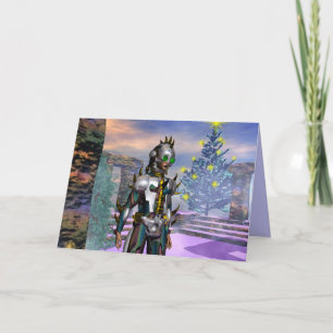 NEW YEAR'S EVE OF A CYBORG HOLIDAY CARD