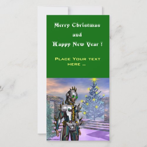 NEW YEARS EVE OF A CYBORG HOLIDAY CARD