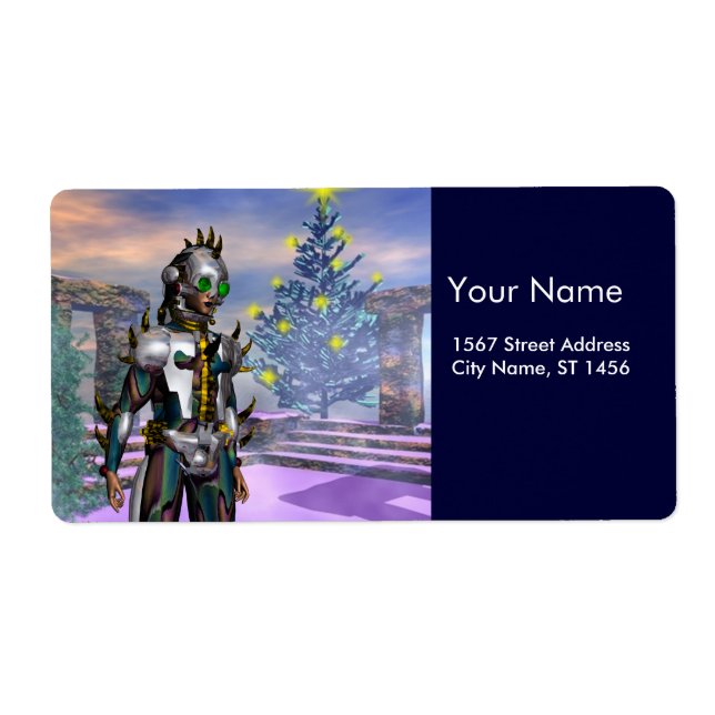 NEW YEAR'S EVE OF A CYBORG LABEL (Front)