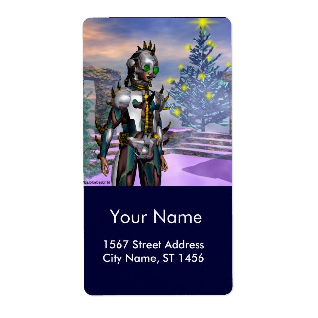 NEW YEAR'S EVE OF A CYBORG LABEL (Front)