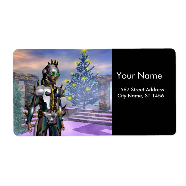 NEW YEAR'S EVE OF A CYBORG LABEL (Front)