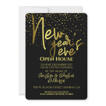 New Year's Eve Open House Party Invitation