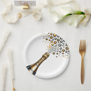 New Years Eve Paper Plates