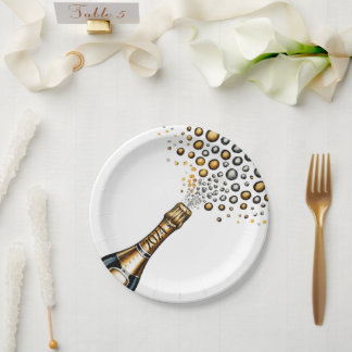 New Years Eve Paper Plates