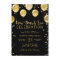 New Year's Eve Party Black & Gold Balloon Confetti