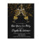 New Year's Eve Party Champagne Glasses Gold Black