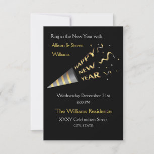 New Years Eve Party design. Invitation