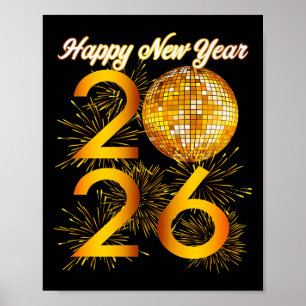 New Years Eve Party - Happy New Year 2026 Premium Poster
