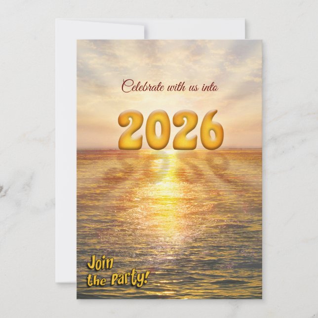 New Year's Eve Party Invitation (Front)