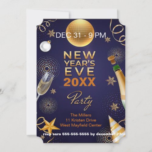 New Years Eve Party Invitation