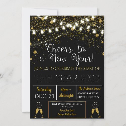 New Years Eve Party Invitation