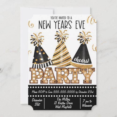 New Years Eve Party Invitation