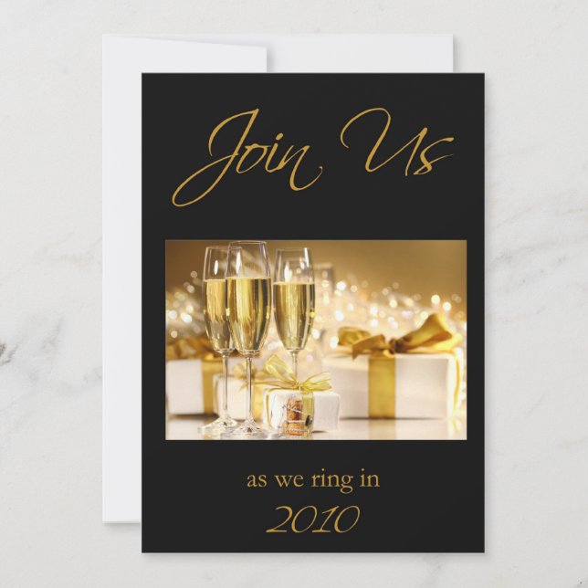 New Year's Eve Party Invitation (Front)