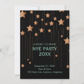 New Years Eve 2027 Party Sparklers Invitation | Zazzle