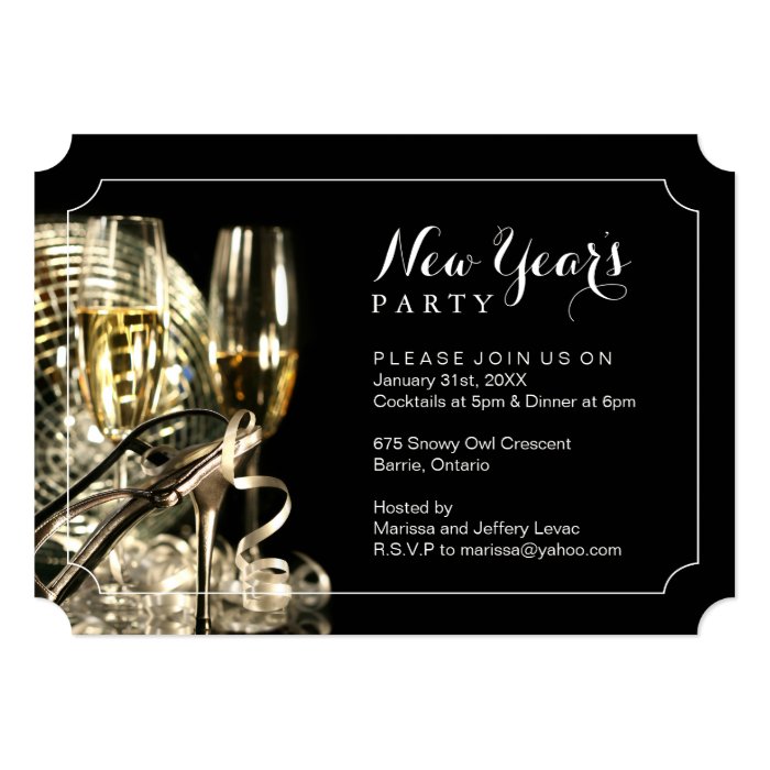 New Years Eve Party Invitation | Zazzle