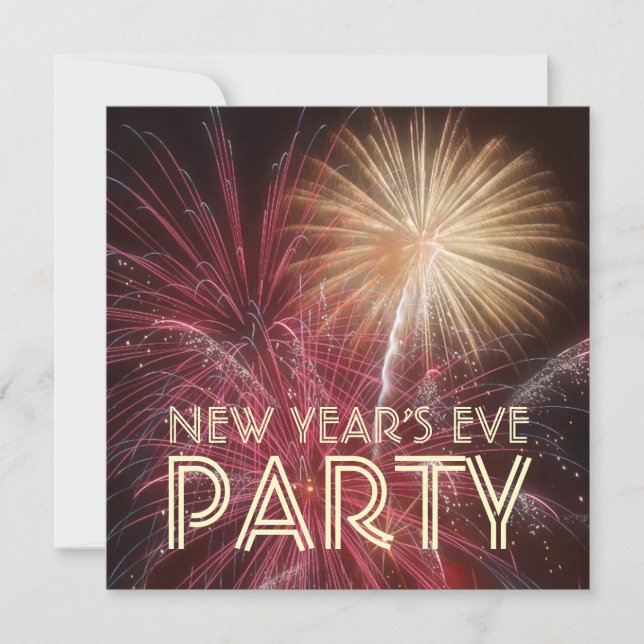 New Year's Eve Party invitation (Front)