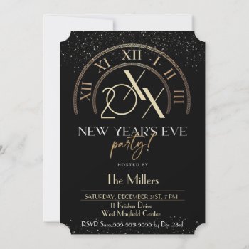 New Year's Eve Party Invitation by ZazzleHolidays at Zazzle