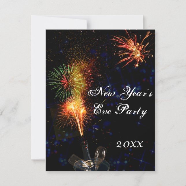 New Year's Eve Party Invitation (Front)