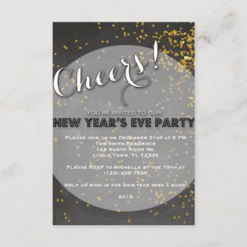 New Year's Eve Party Invitation by SunflowerDesigns at Zazzle