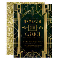 NEW YEAR'S EVE PARTY INVITATION | 1920's Cabaret