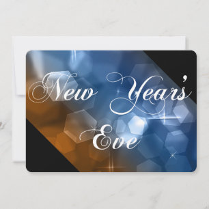 New Year's Eve Party Invitation Mix Colors Bokeh 1