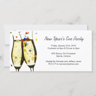 New Years Eve Party invitation Photo Card