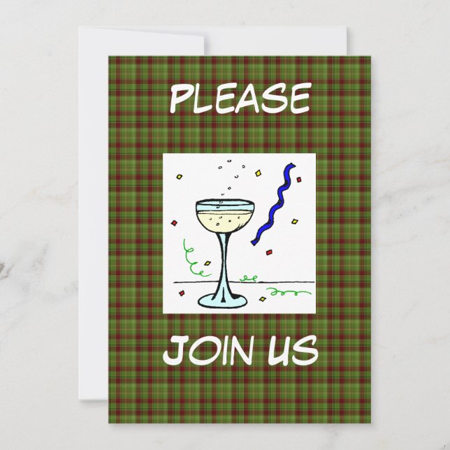 New Years Eve Party Invitation Template (Front)