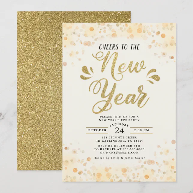 New Year's Eve Party Invitation Template | Zazzle