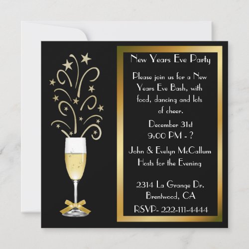 New Years Eve Party Invitations