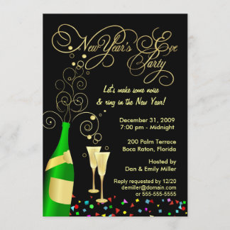 New Year's Eve Party Invitations