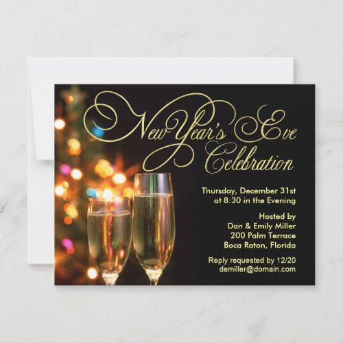 New Year's Eve Party Invitations