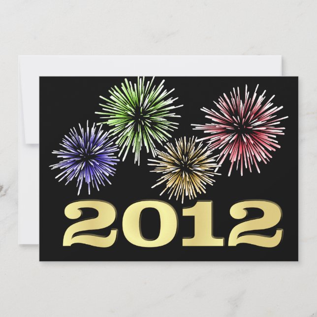 New Year's Eve Party Invitations - 2012 (Front)