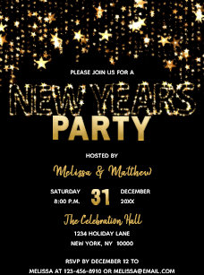 new year s eve invitations zazzle