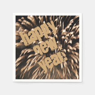 New Years Eve Party Modern Napkins