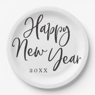 New Year's Eve Party Paper Plates