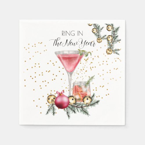 New Years Eve Party Ring In The New Year  Napkins