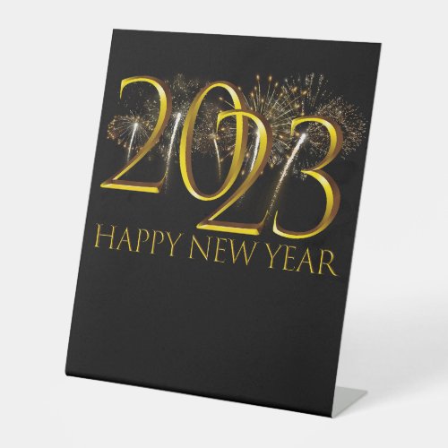  New Years Eve Party Supplies 2023 Happy New Year  Pedestal Sign