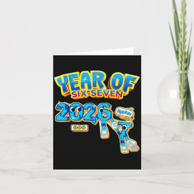 New Years Eve Party Supplies 2026 Happy New Year F Card (Front)