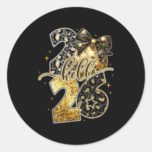 New Years Eve Party Supplies 2026 Happy New Year F Classic Round Sticker