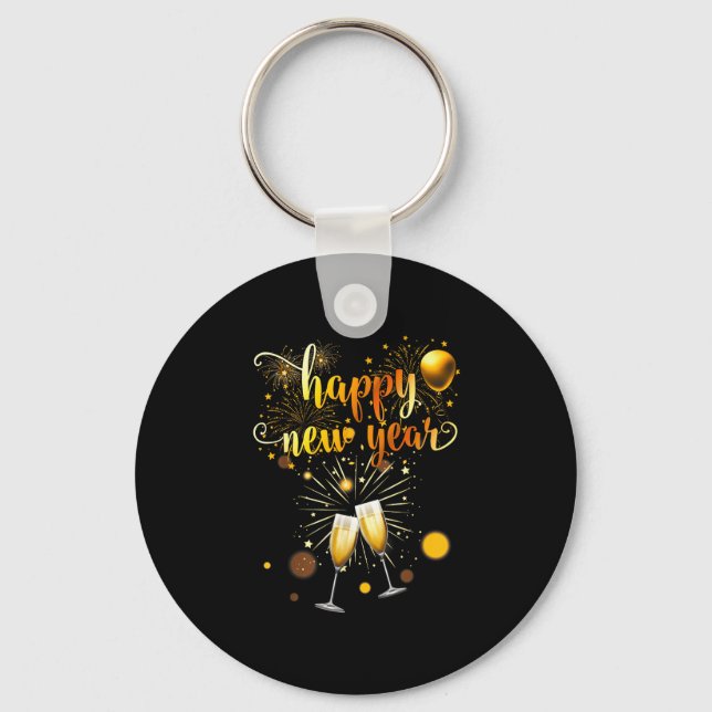 New Years Eve Party Supplies 2026 Happy New Year F Keychain (Front)