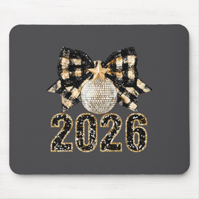 New Years Eve Party Supplies 2026 Happy New Year F Mouse Pad (Front)